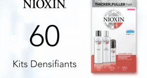 60 Kits densifiants de Nioxin à tester