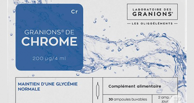 Cure de Chrome des laboratoires des Granions