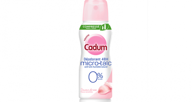 Déodorant compressé Douceur de Rose de Cadum