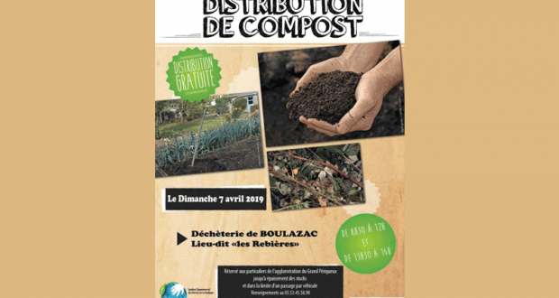 Distribution gratuite de compost - Boulazac