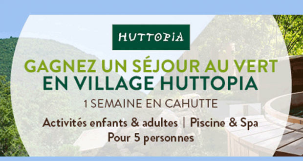 Séjour d'une semaine pour 5 dans un village Huttopia