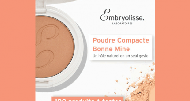 Testez la Poudre Compacte Bonne Mine de Embryolisse