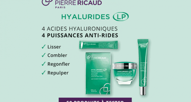 Testez le Masque Repulpant Anti-Rides Hyalurides LP de Dr Pierre Ricaud