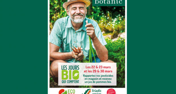 Un jus de pomme bio offert