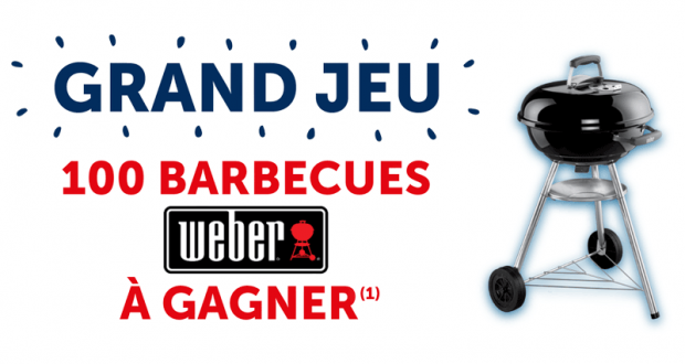 100 barbecues à charbon Weber