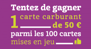 100 cartes carburant de 50€ offertes