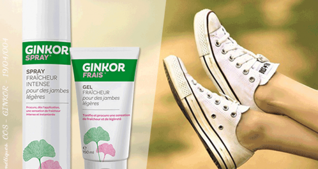 40 lots Ginkor Frais Gel & Ginkor Spray offerts