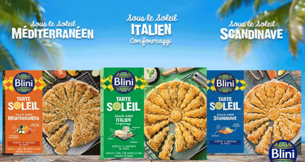 4500 Tartes Soleil surgelées de Blini offertes