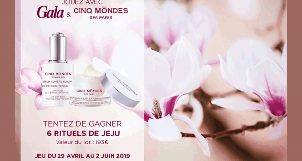 6 rituels Cinq Mondes offerts