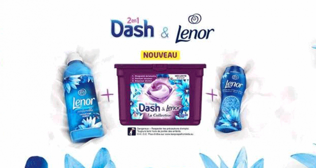 8000 packs Dash & Lenor Offerts