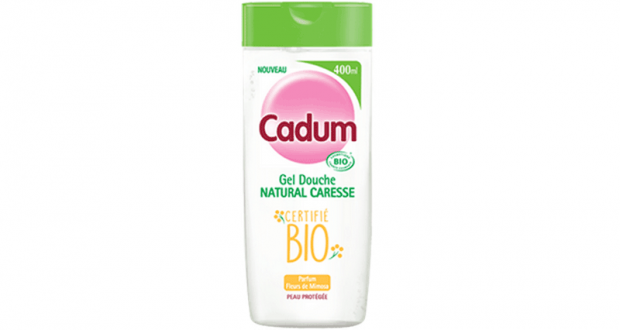 Gel Douche Natural Caresse Mimosa Certifié BIO de Cadum