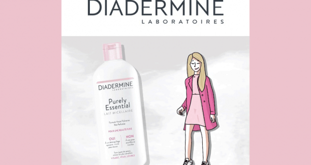 Lait Micellaire Purely Essential de Diadermine