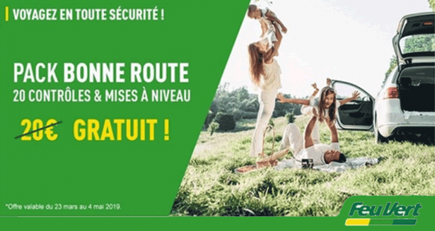 Pack Bonne Route Offert - Feu Vert