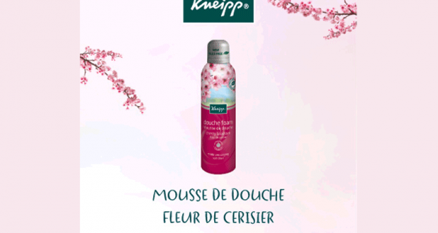 Testez la Mousse de douche Fleur de cerisier de Kneipp