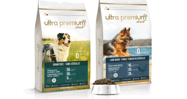 Échantillons gratuits de croquettes pour chiens Ultra Premium Direct