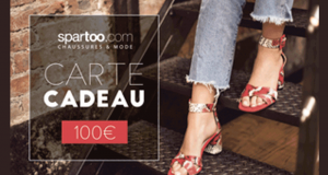 10 bons d'achat Spartoo de 100 euros offerts