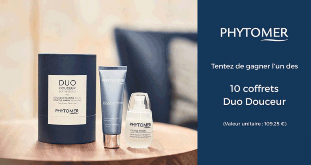10 coffrets Duo Douceur Phytomer offerts