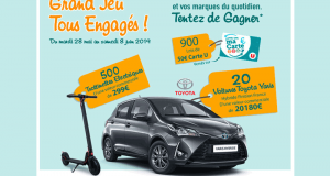 20 voitures Toyota Yaris (valeur unitaire 20180 euros)