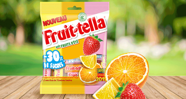 3300 sachets de bonbons Fruit-Tella offerts