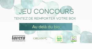 Box de produits Lavera - Organyc - So Bio Etic et Jardin Bio