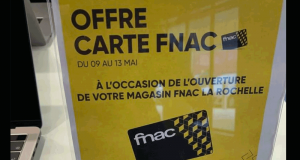 Carte adhérents Fnac 3 ans offerte