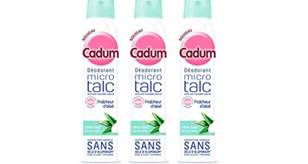 Déodorant Micro Talc Fraîcheur d’Aloé de Cadum