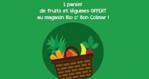 Panier de légumes et fruits Bio gratuit