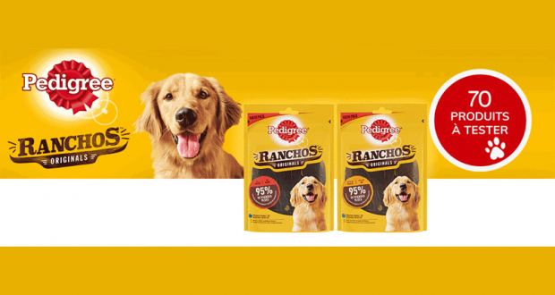 Pedigree Ranchos pour chien à tester