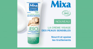 Testez la Crème Visage des Peaux Sensibles certifiée bio de Mixa