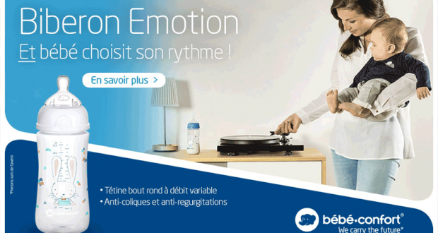 Testez le biberon Emotion 270 mL de BEBE CONFORT