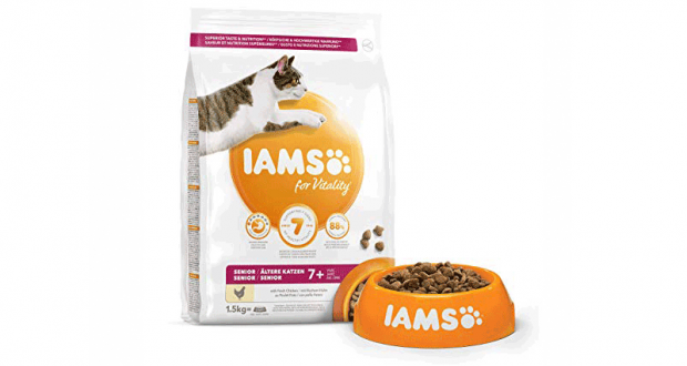 Testez les Croquettes chaton ou un chat adulte stérilisé IAMS