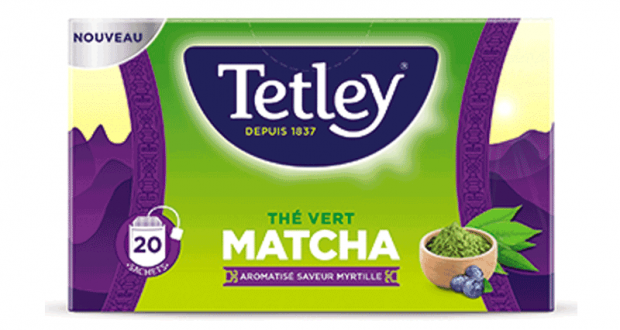 Thé matcha myrtille