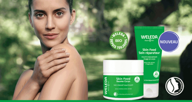 Échantillons gratuits des soins Skin Food de Weleda