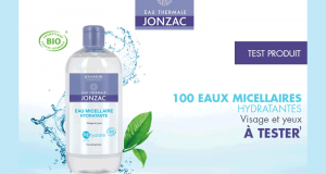 100 Eaux micellaires hydratantes visage et yeux Jonzac à tester