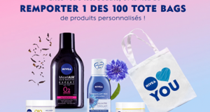 100 kits de soins Nivea avec tote bag offerts