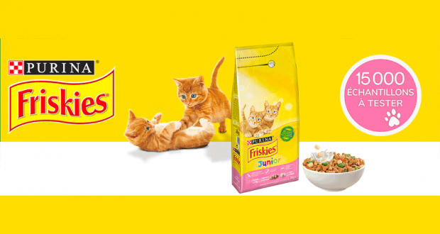 15 000 échantillons Croquettes pour chatons FRISKIES Junior