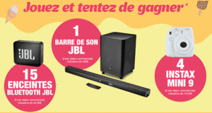 15 enceintes Bluetooth JBL à gagner