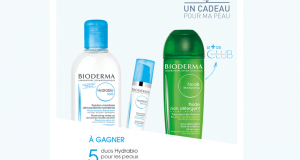 5 × 2 produits Hydrabio de Biorderma offerts