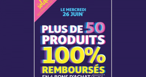 50 produits 100% Remboursés - Auchan