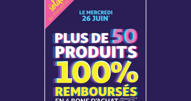 50 produits 100% Remboursés - Auchan