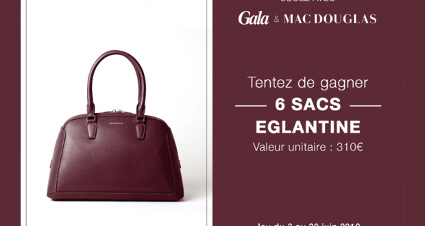 6 sacs Eglantine de Mac Douglas offerts