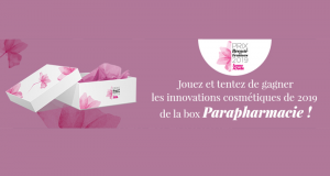 Box Parapharmacie comprenant des produits cosmétiques