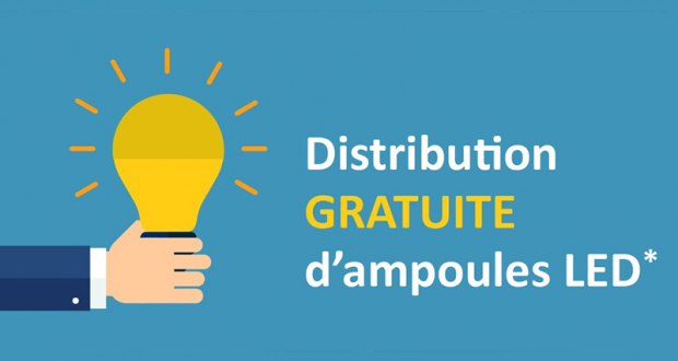 Distribution gratuite de 4 Ampoules LED