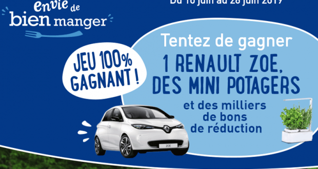 Gagnez une voiture Renault Zoé + 400 mini-potagers