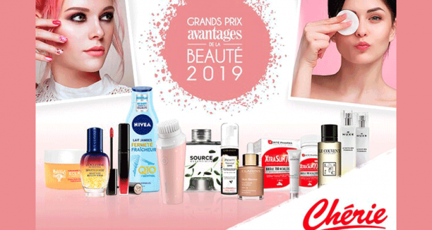 Lot de 9 produits lauréats des Grands prix avantages de beauté