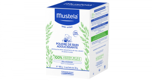 Poudre de bain adoucissante de Mustela à tester