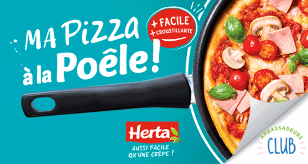 Testez Ma Pizza à la Poêle Herta