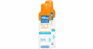 Testez la Brume Fine Solaire pour peaux réactives SPF50+ Mixa