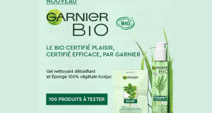 Testez le Duo Nettoyant Visage de Garnier Bio