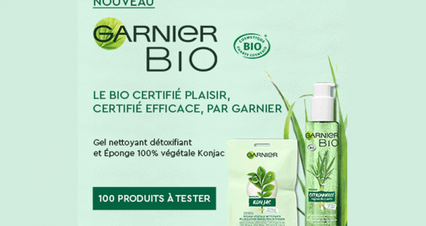 Testez le Duo Nettoyant Visage de Garnier Bio